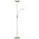Canby LED Modern Torchiere Floor Lamp with Adjustable Side Light