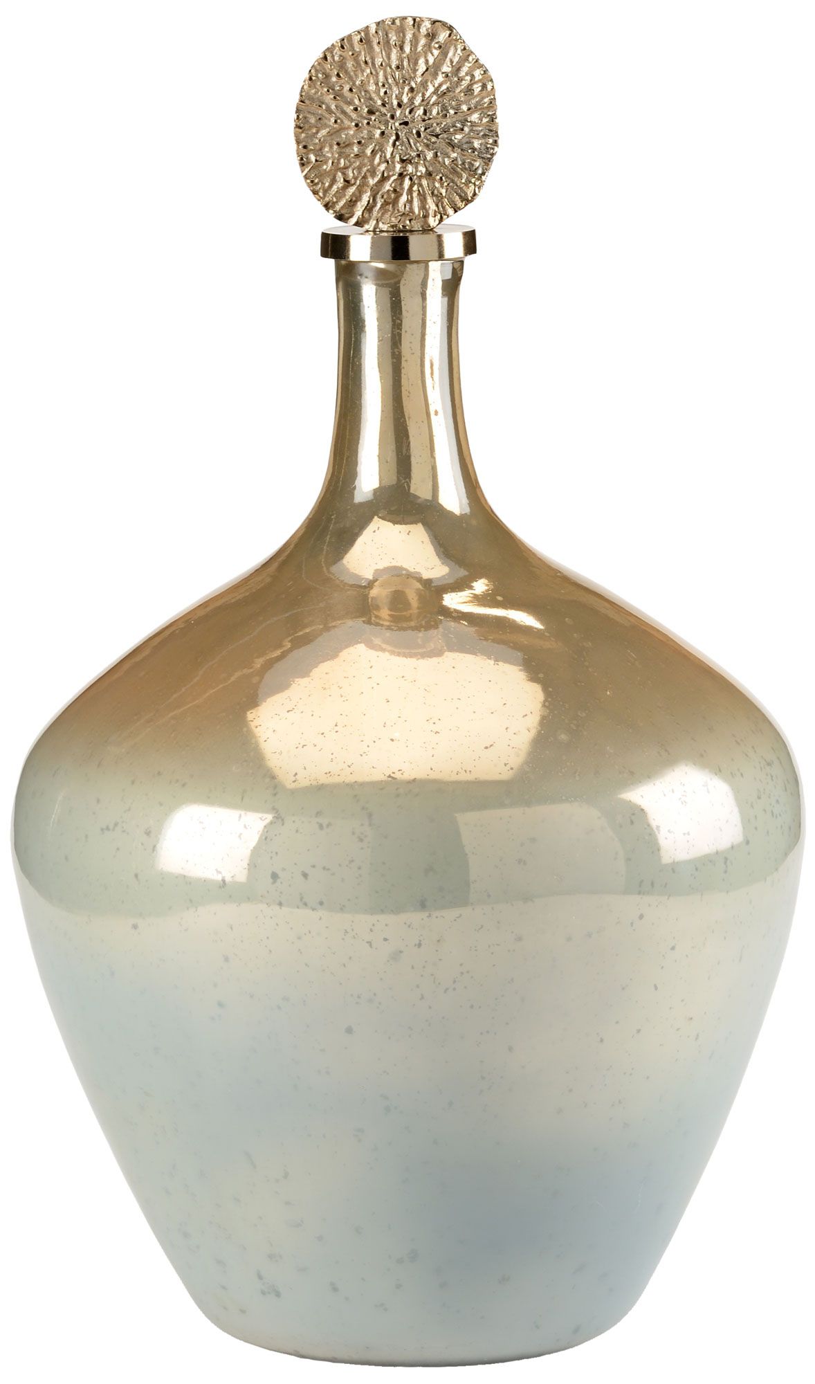 Wildwood Helsinki 25" High Large Blue Glass Bottle