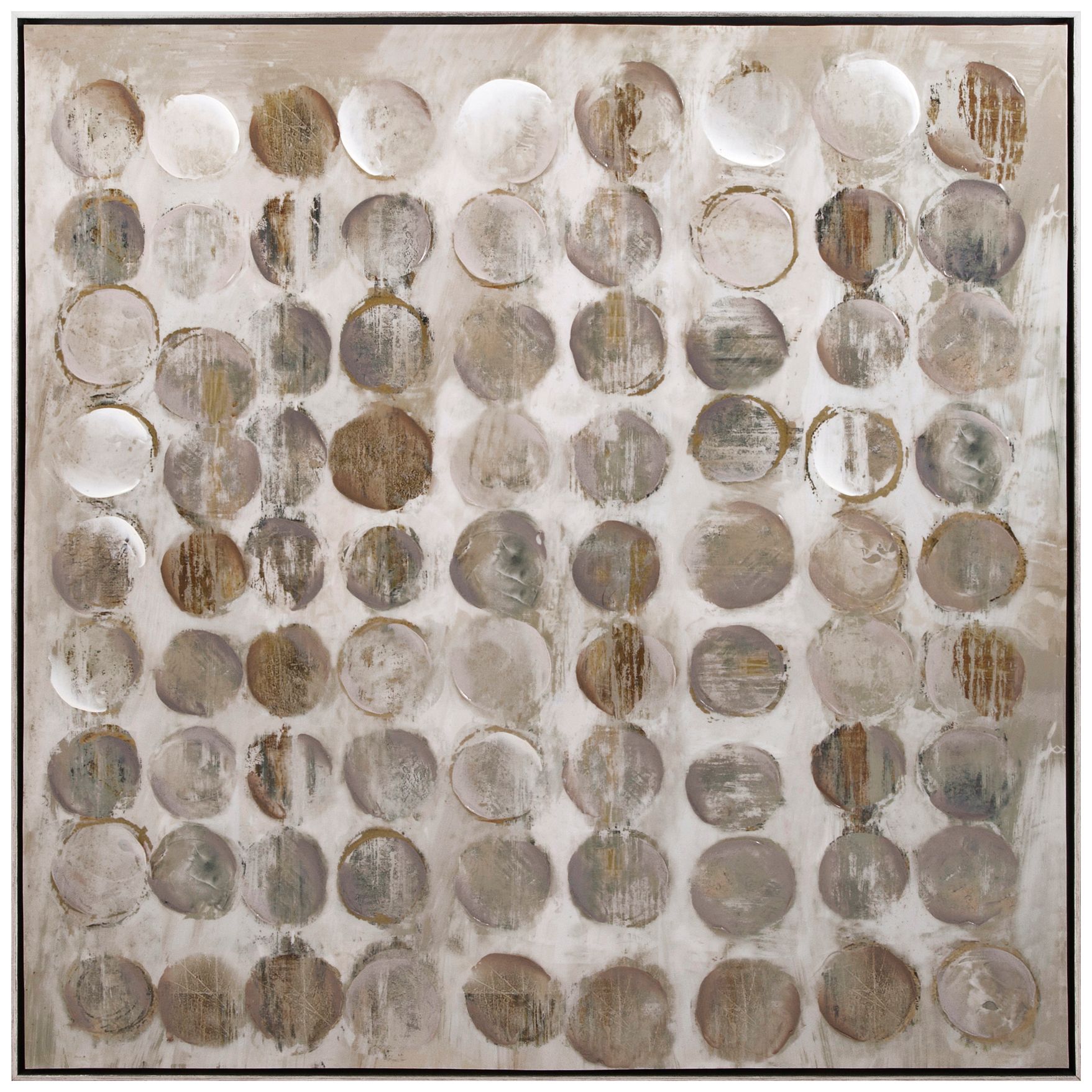 Getty 42" Wide Square Framed Canvas Wall Art