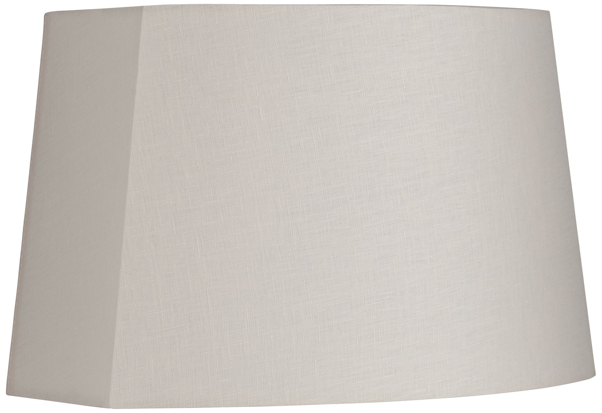 Ivory Modified Oval Lamp Shade 10/12.5x11/15x10 (Spider)