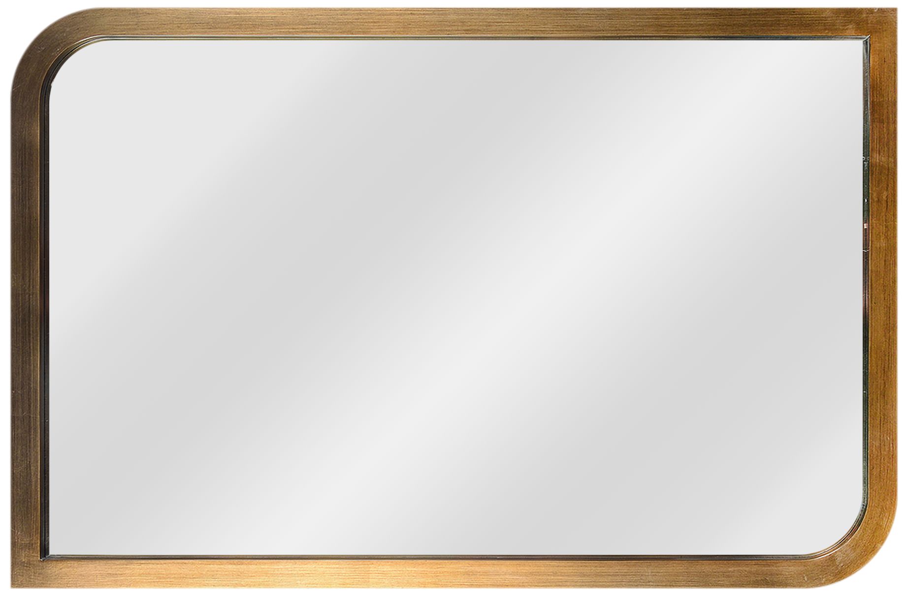 Kenroy Home Swoop Painted Brass 24" x 36" Wall Mirror