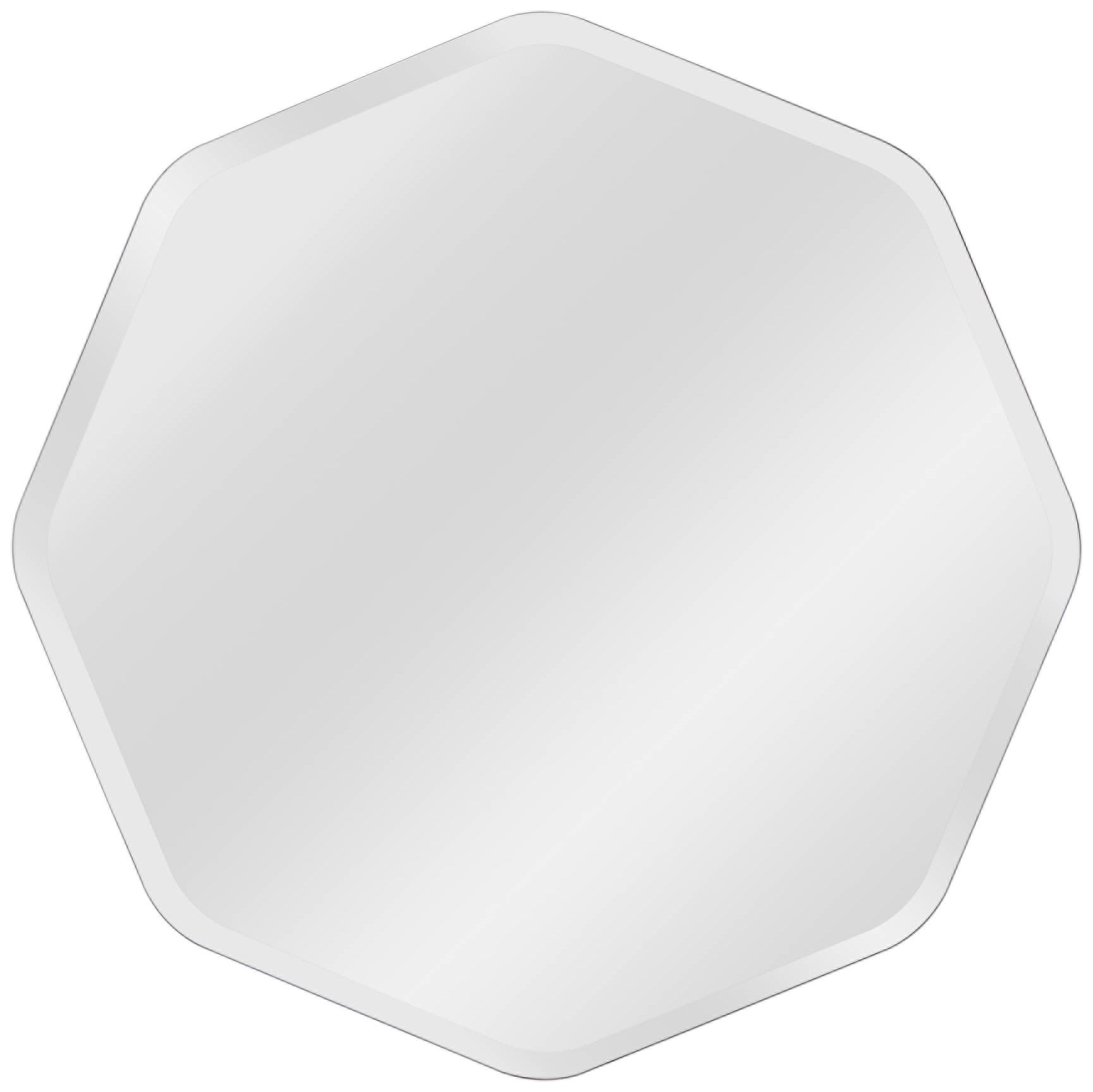 Kenroy Home Octavia Glass 28" x Frameless Wall Mirror