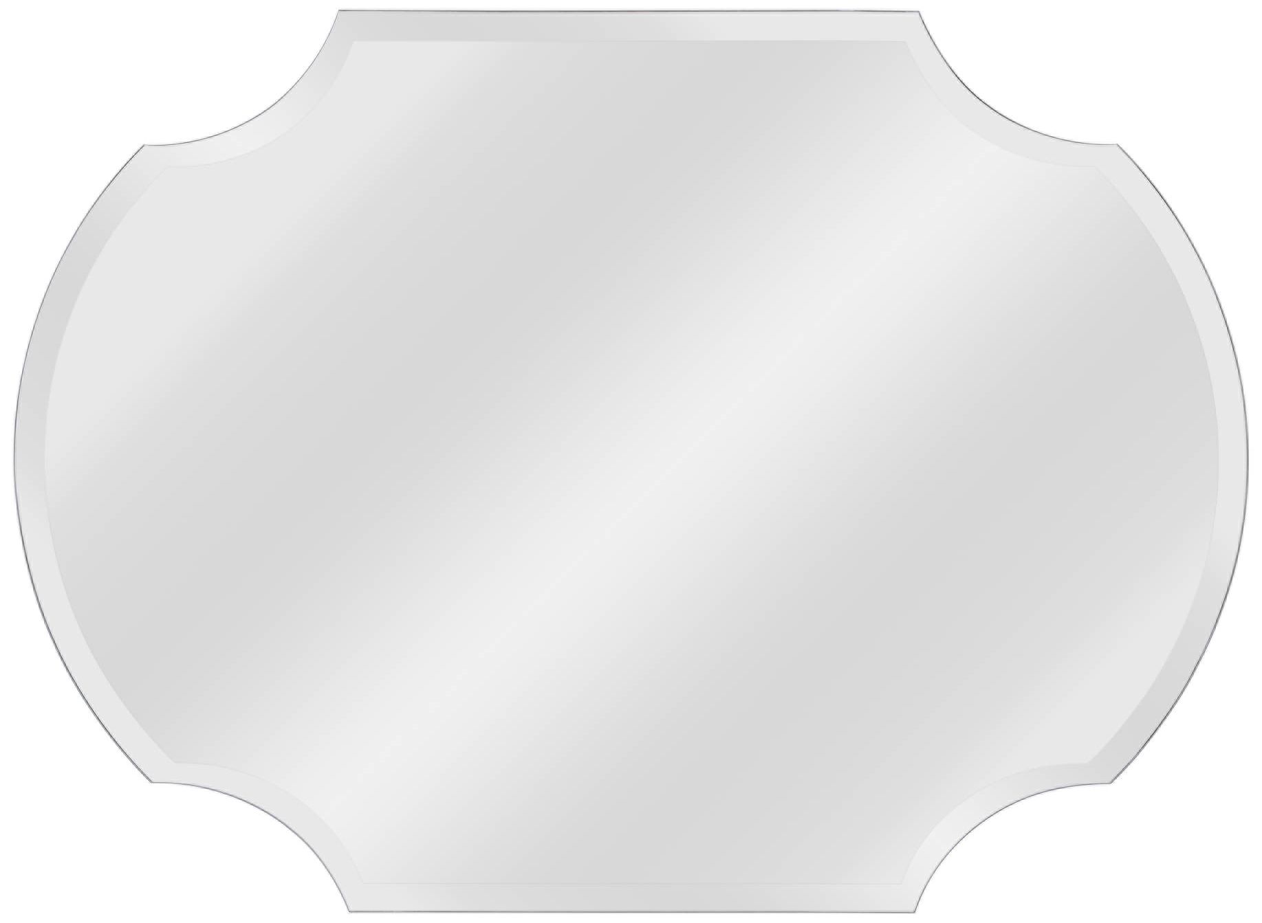 Kenroy Home Shield Glass 38" x 28" Frameless Wall Mirror