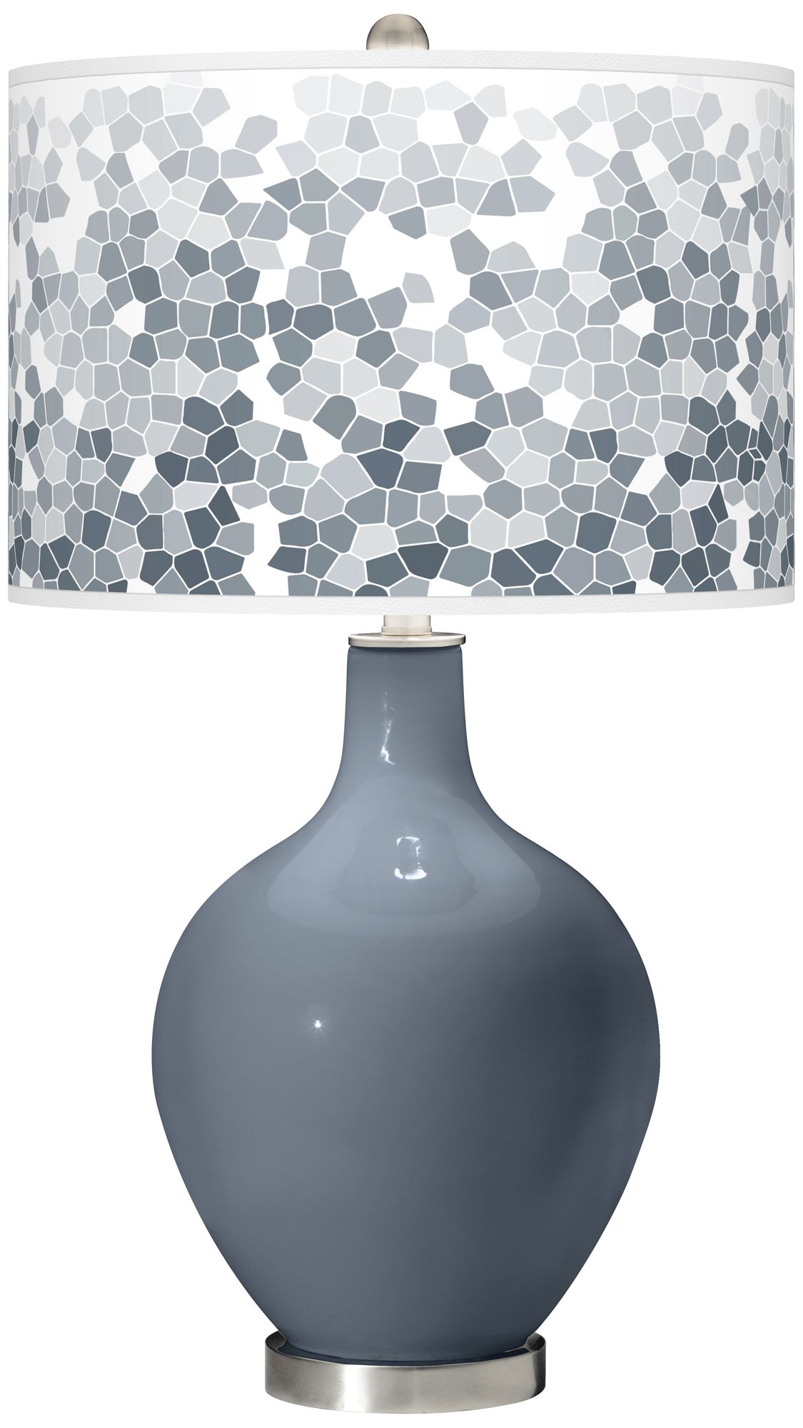 Granite Peak Mosaic Giclee Ovo Table Lamp