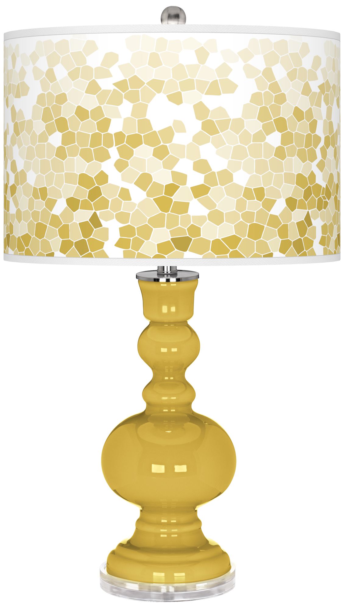 Nugget Mosaic Giclee Apothecary Table Lamp