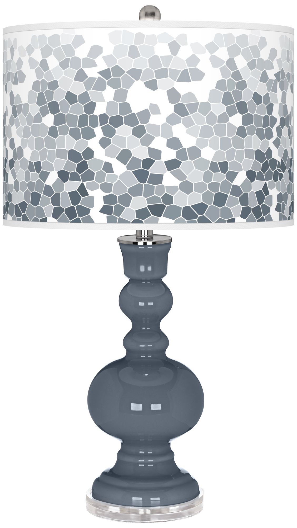 Granite Peak Mosaic Giclee Apothecary Table Lamp
