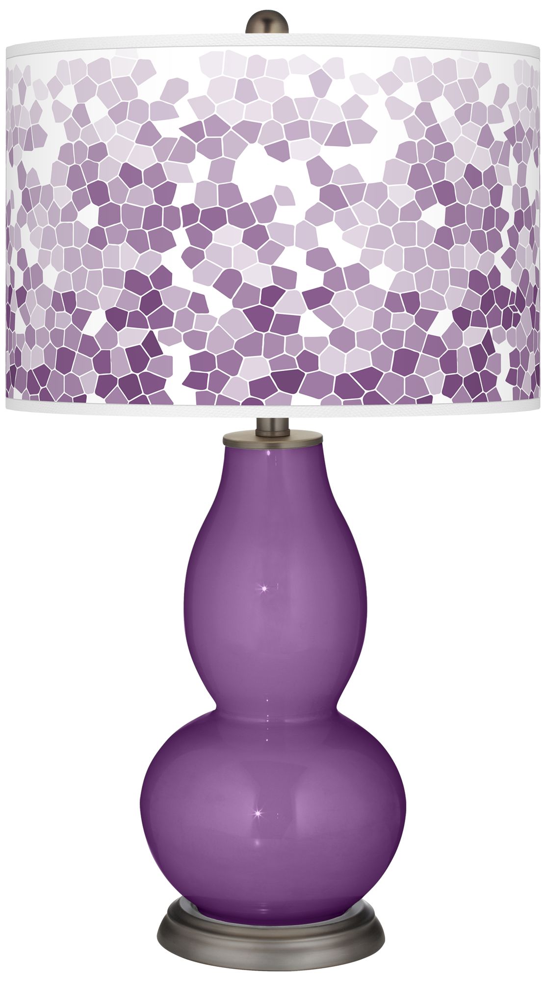 purple table lamp