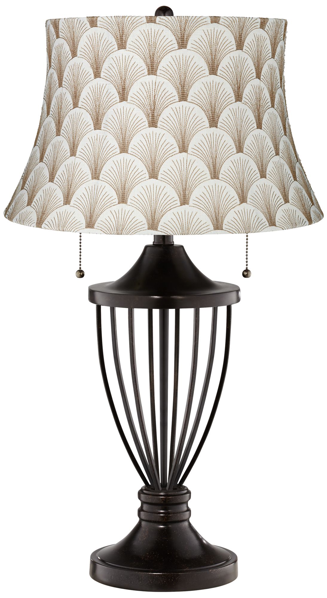 Boden Mocha Shade Bronze Urn Table Lamp