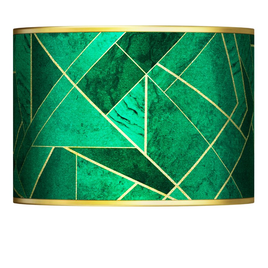 Emerald City Gold Metallic Lamp Shade 13.5x13.5x10 (Spider)
