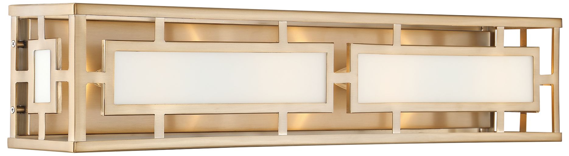 Crystorama Hillcrest 28 1/4" Wide Vibrant Gold Bath Light