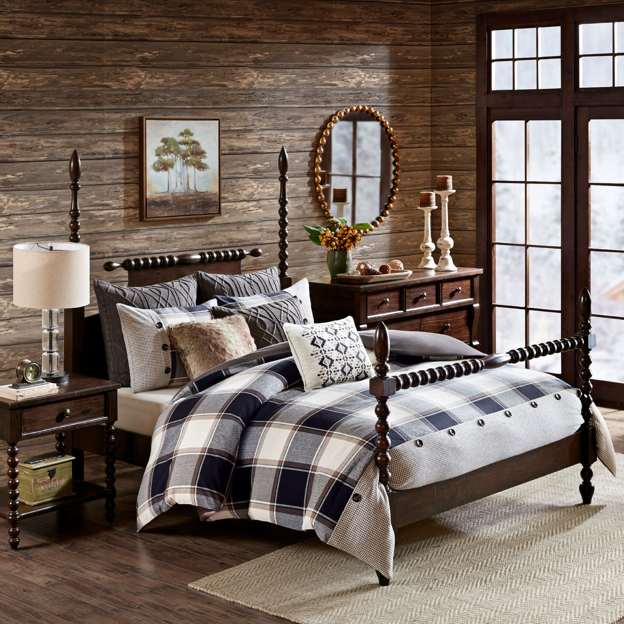 brown comforter set