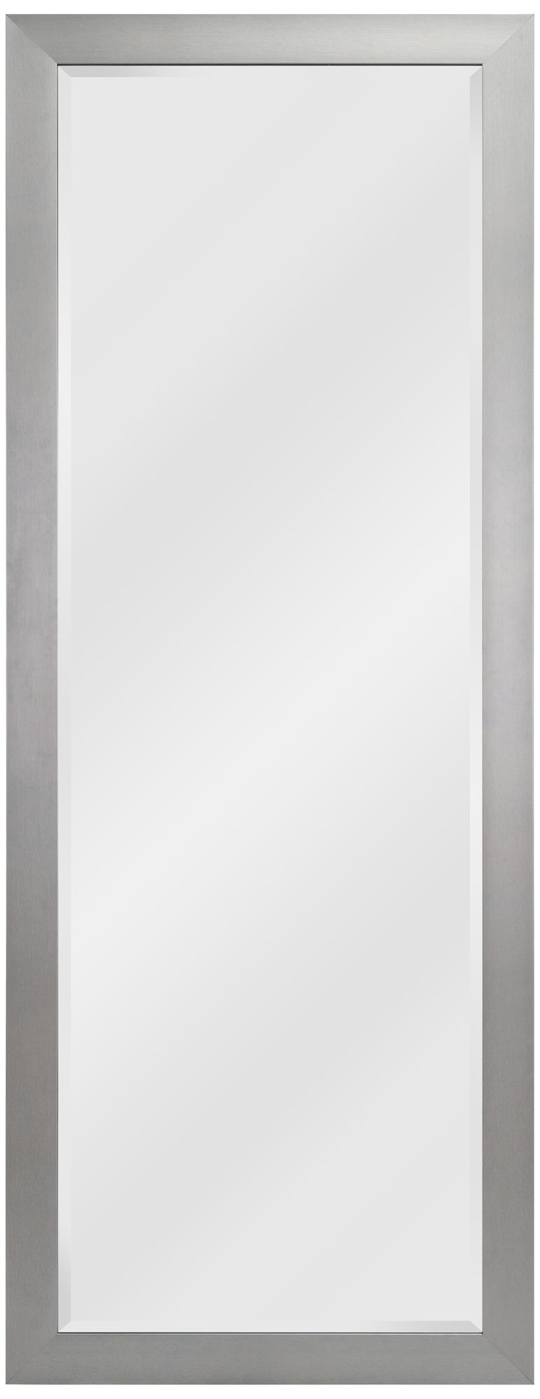 Drake Brushed Steel 29 1/4" x 77 Floor Mirror