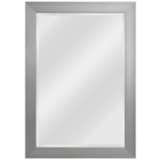 Drake Brushed Steel 29 1/4&quot; x 41 1/4&quot; Wall Mirror
