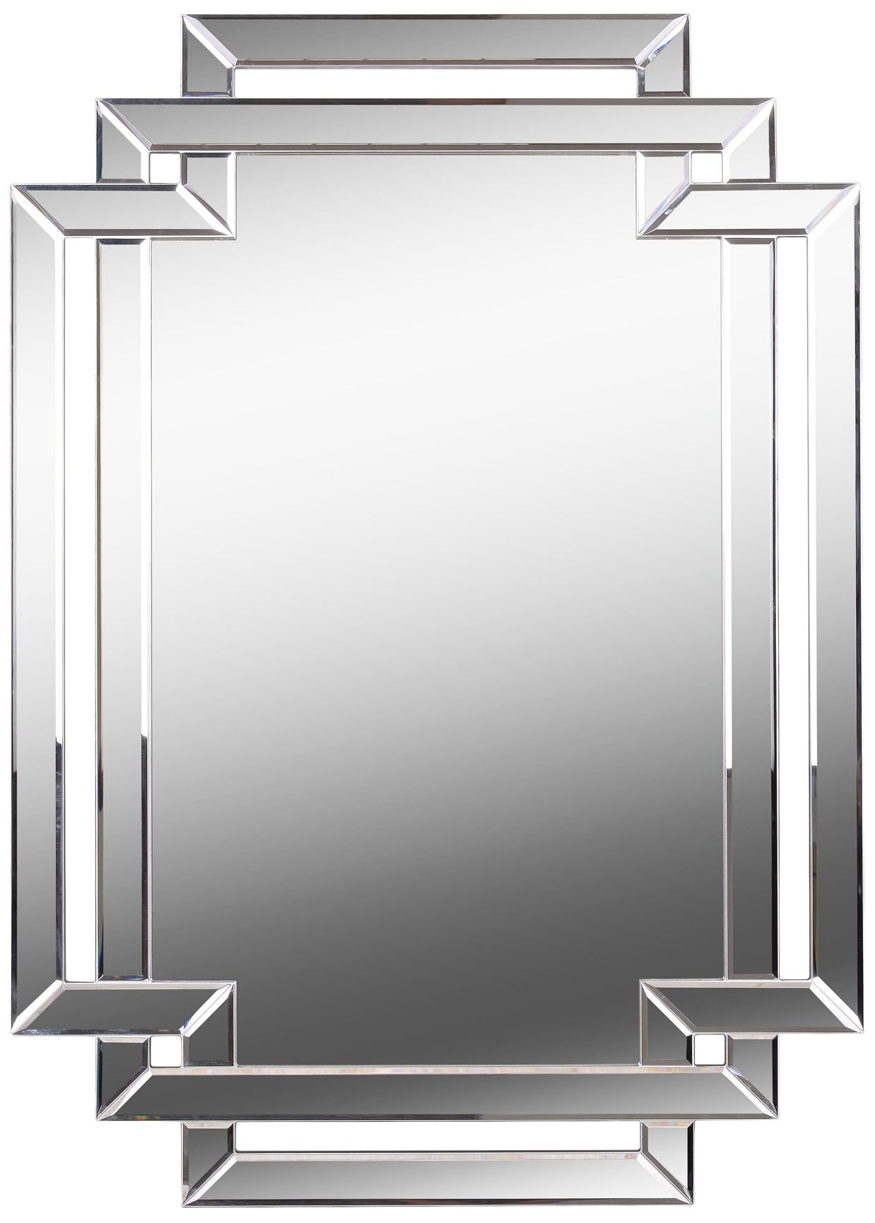 Kenroy Home Linas 31 1/2" x 44" Geometric Wall Mirror