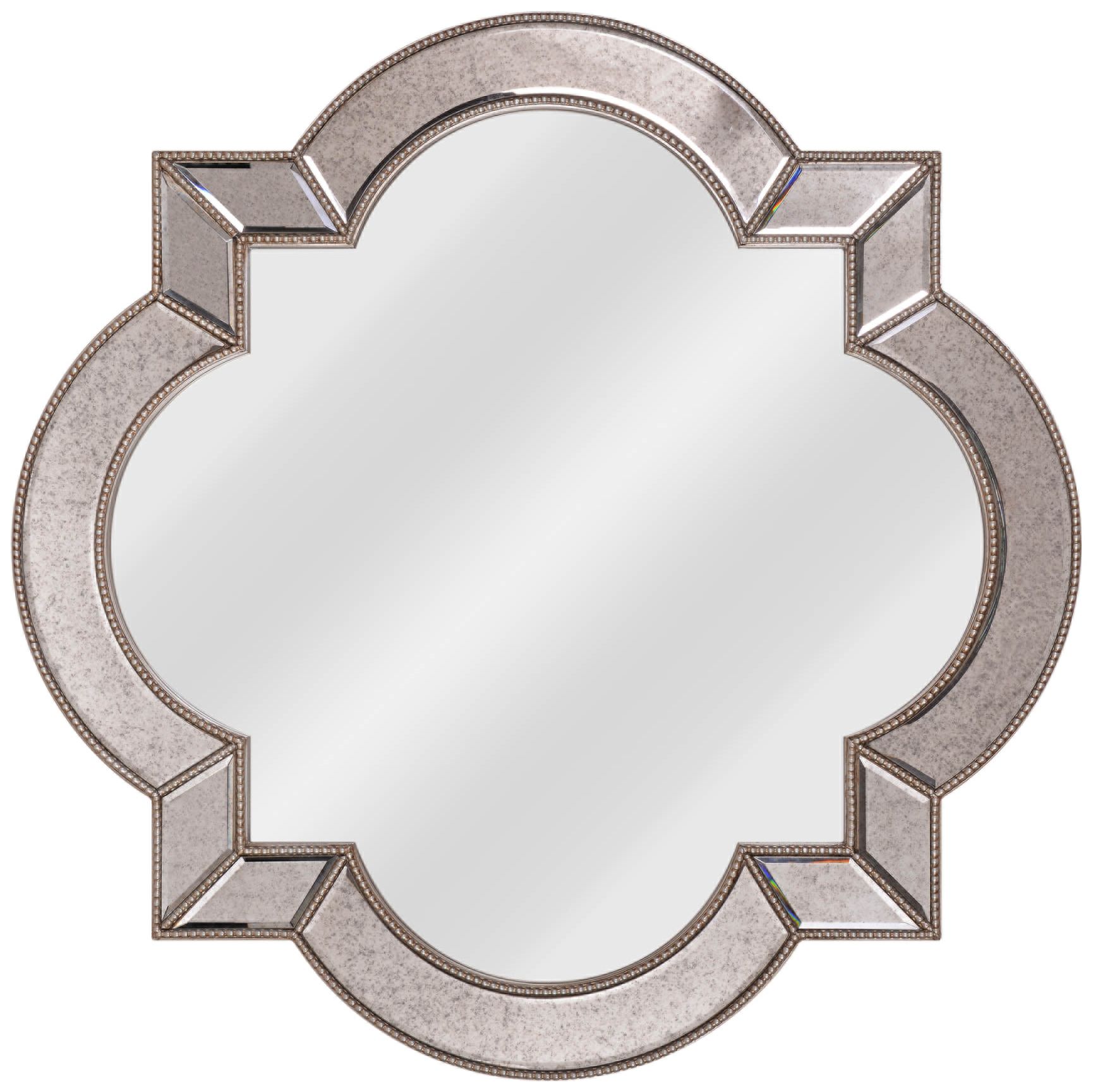 Christine Champagne 32" x Quatrefoil Wall Mirror