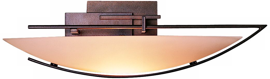 Oval Ondrian Right Stone Glass 17 3/4" Wide Wall Sconce