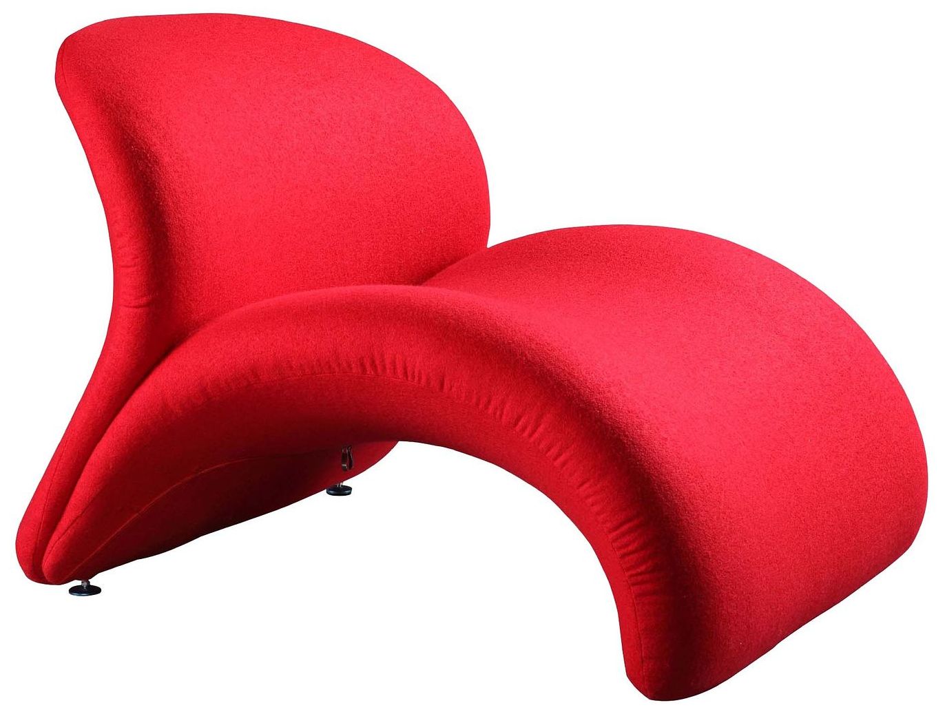 Rosebud Accent Chair in Red