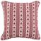 Dakota Berry 22" Square Decorative Pillow