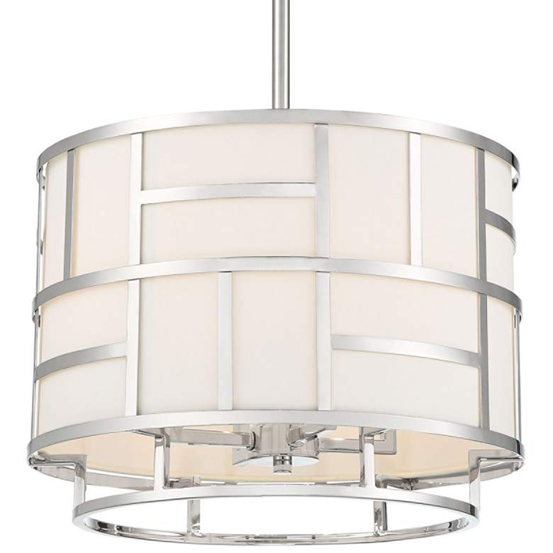 Crystorama Danielson 16 3/4&quot; Wide Polished Nickel Chandelier