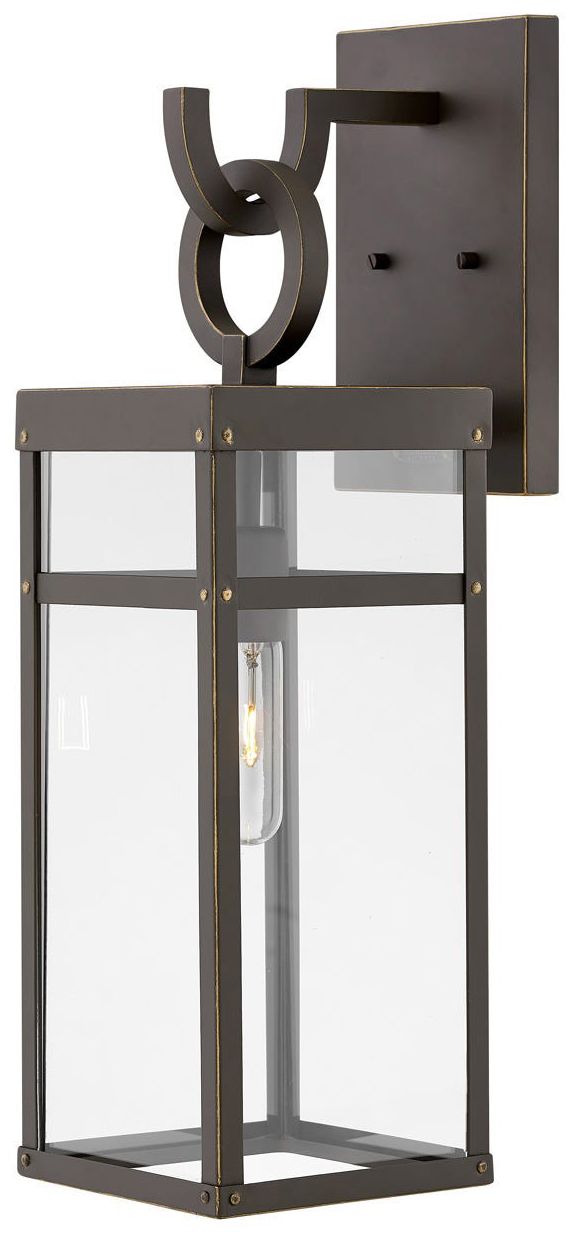 Hinkley Porter 22" High Oil-Rubbed Bronze Outdoor Wall Light