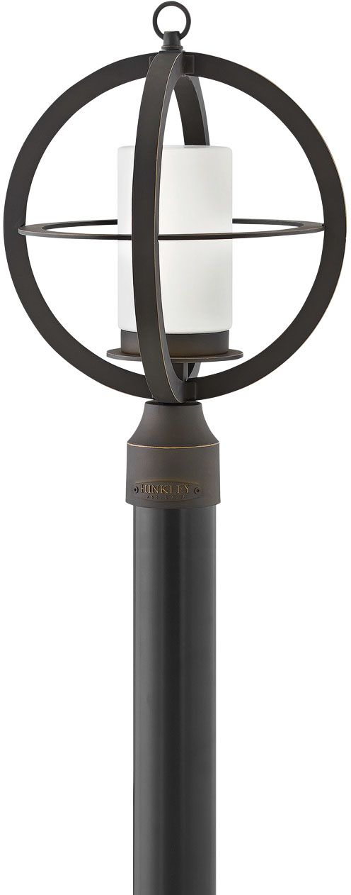 Hinkley Compass 17"H Oil-Rubbed Bronze Outdoor Post Light