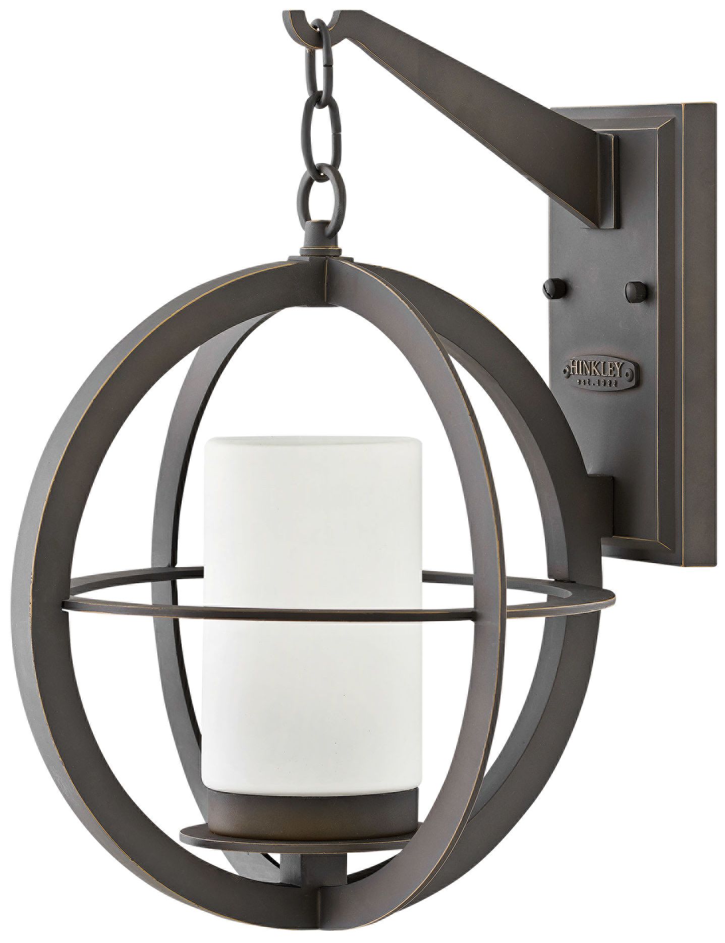 Compass 16 1/4" High Oil-Rubbed Bronze Outdoor Wall Light