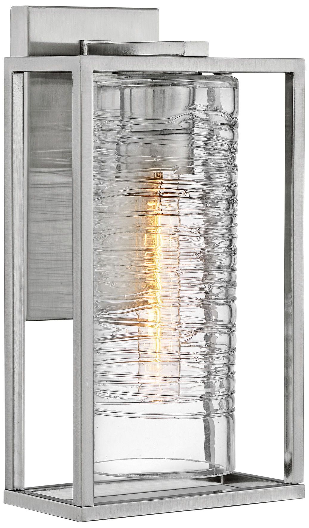 Hinkley Pax 13" High Brushed Nickel Steel Wall Sconce
