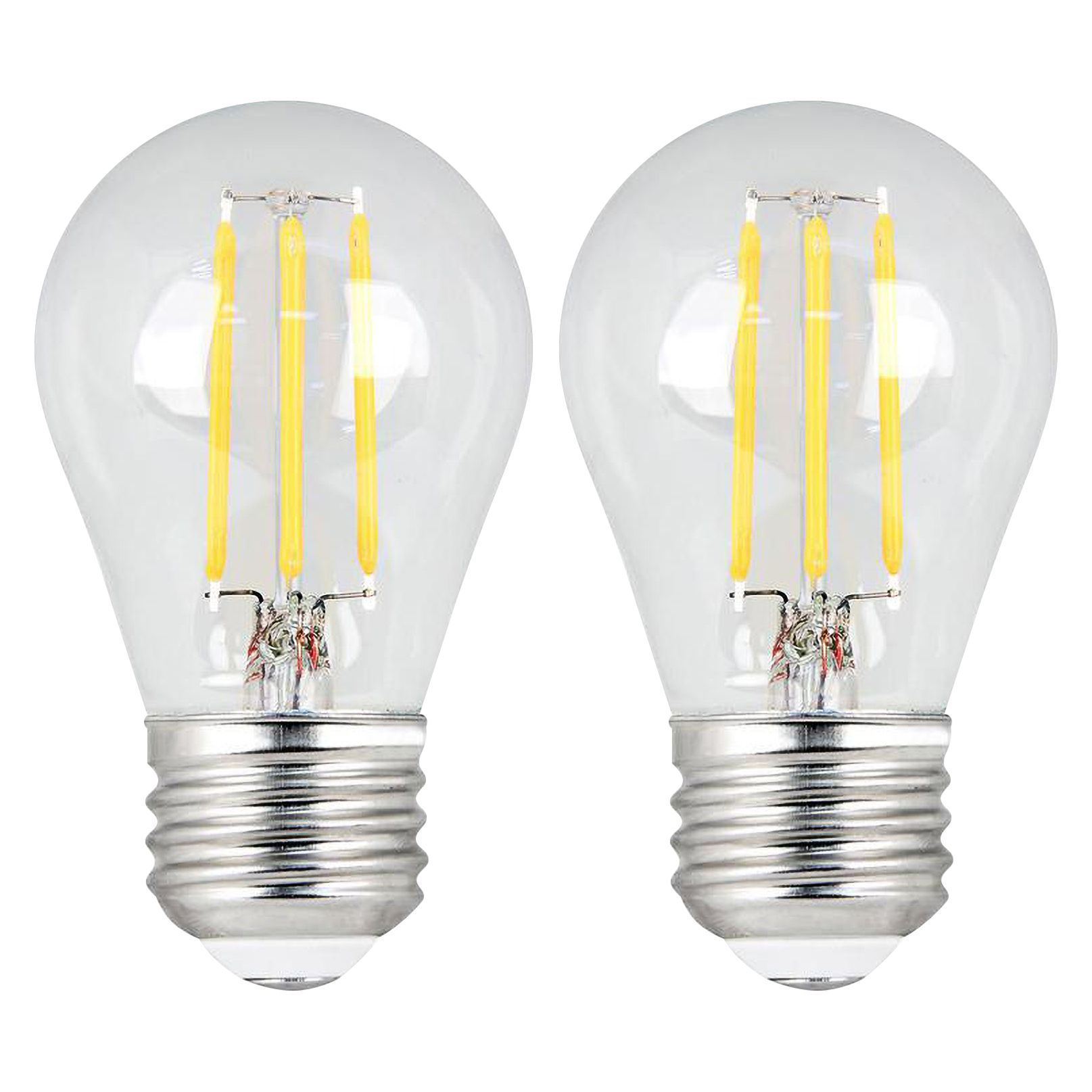 40W Equivalent 5W Filament LED Dimmable Standard A15 2-Pack