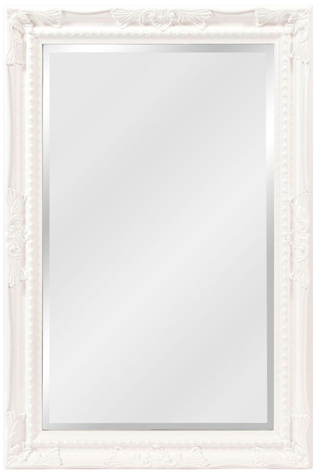 Howard Elliott Queen Ann Glossy White 24" x 36" Wall Mirror