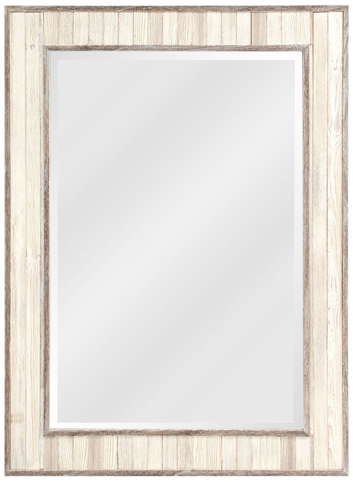 Howard Elliott Sawyer Wood Plank 31 1/2" x 43" Wall Mirror