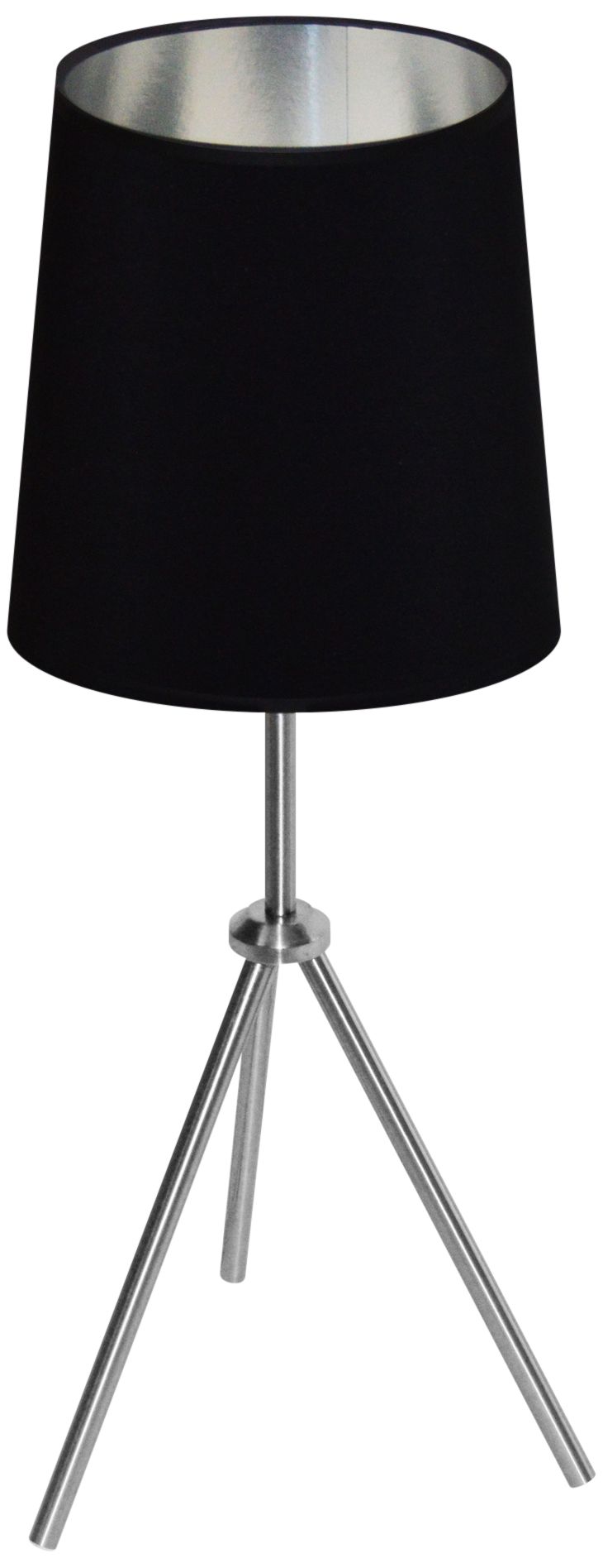 chrome tripod table lamp