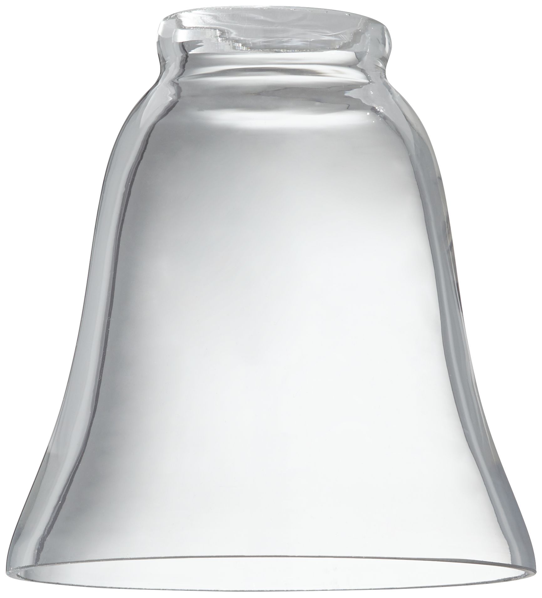 2 1/4" Fitter Clear Glass Bell Shade