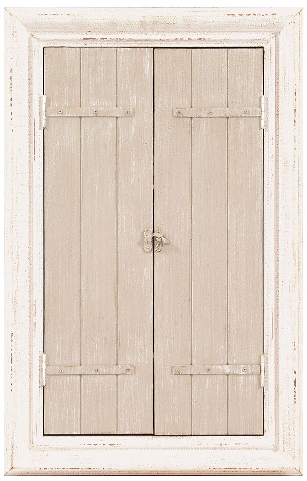 Howard Elliott Atrium Antique Taupe 20" x 31" Wall Mirror