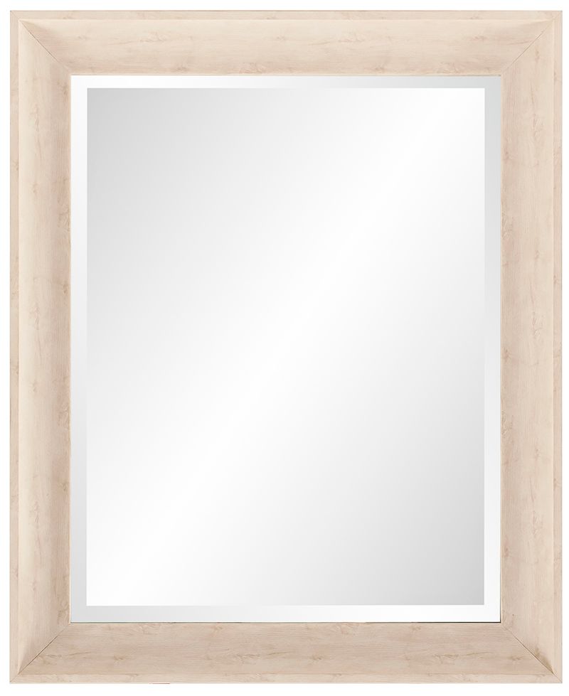 Howard Elliott Parker Creamy White 28" x 34" Wall Mirror