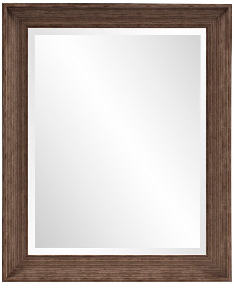 Howard Elliott Nolan Dark Brown 28" x 34" Wall Mirror