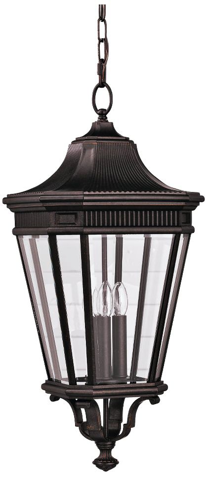 Cotswold Lane 26 1/2"H Grecian Bronze Outdoor Hanging Light