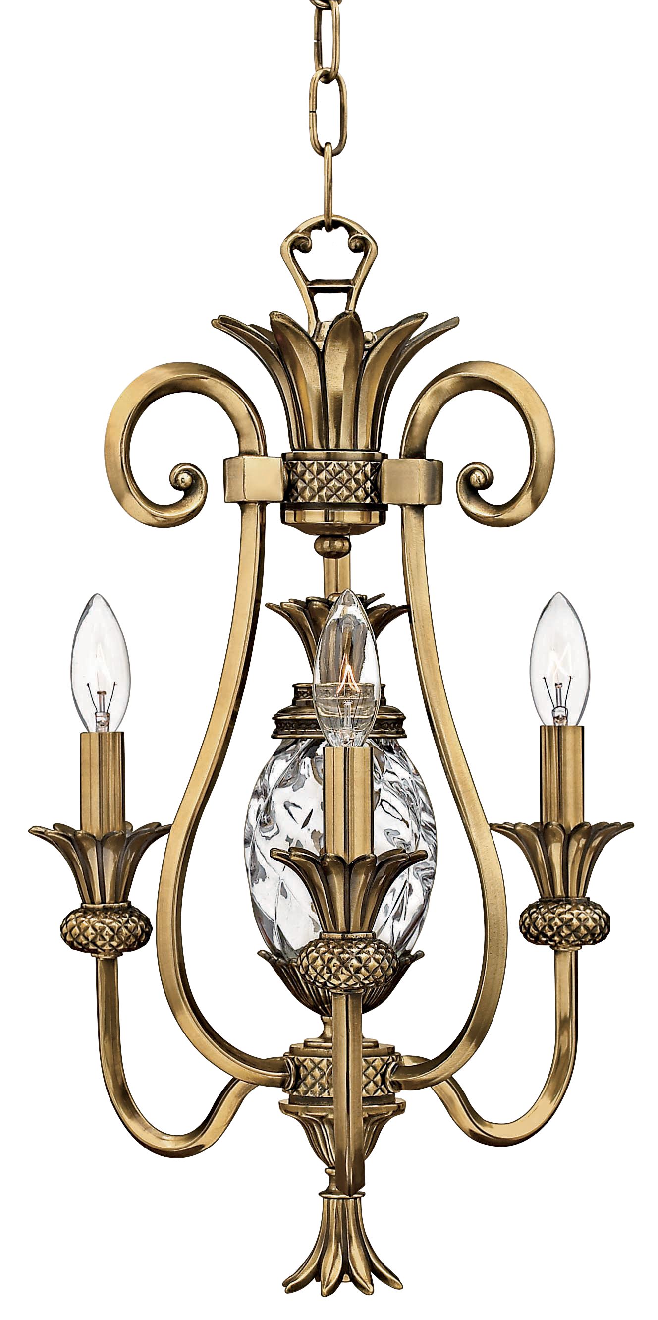 Hinkley Plantation Collection Open Three Light Chandelier 64475