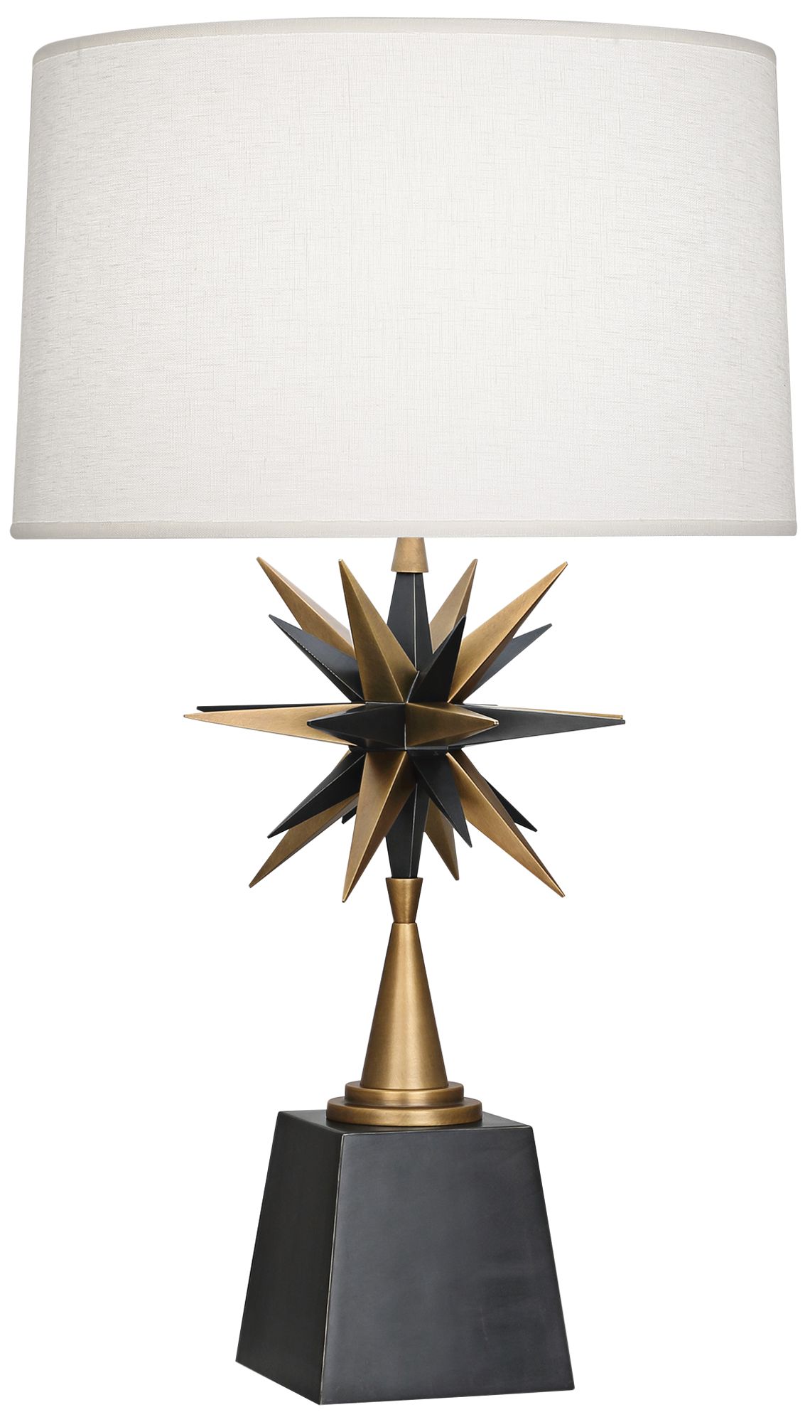 Robert Abbey Cosmos Warm Brass Metal Table Lamp 64F87 Lamps Plus