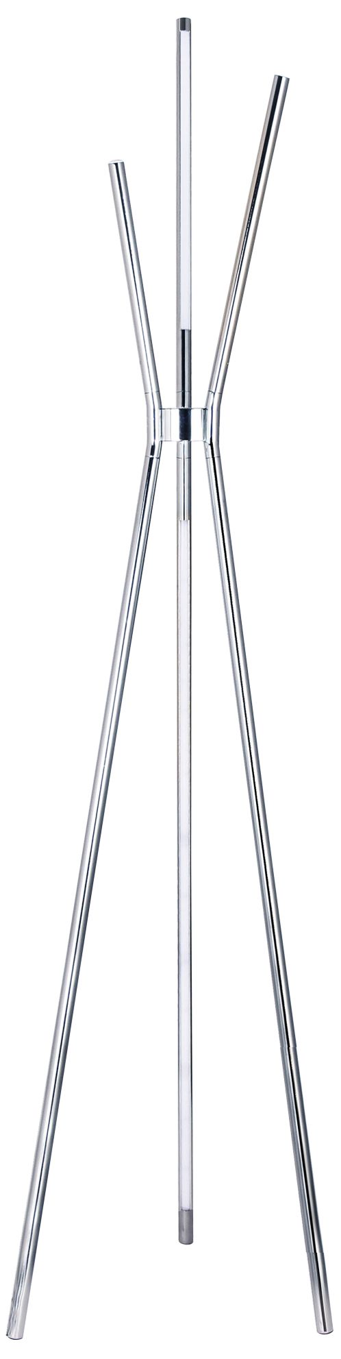 Buckley Polished Chrome Metal LED Tripod Floor Lamp