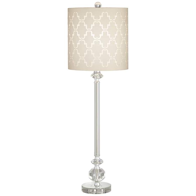 Samantha Crystal Column Table Lamp