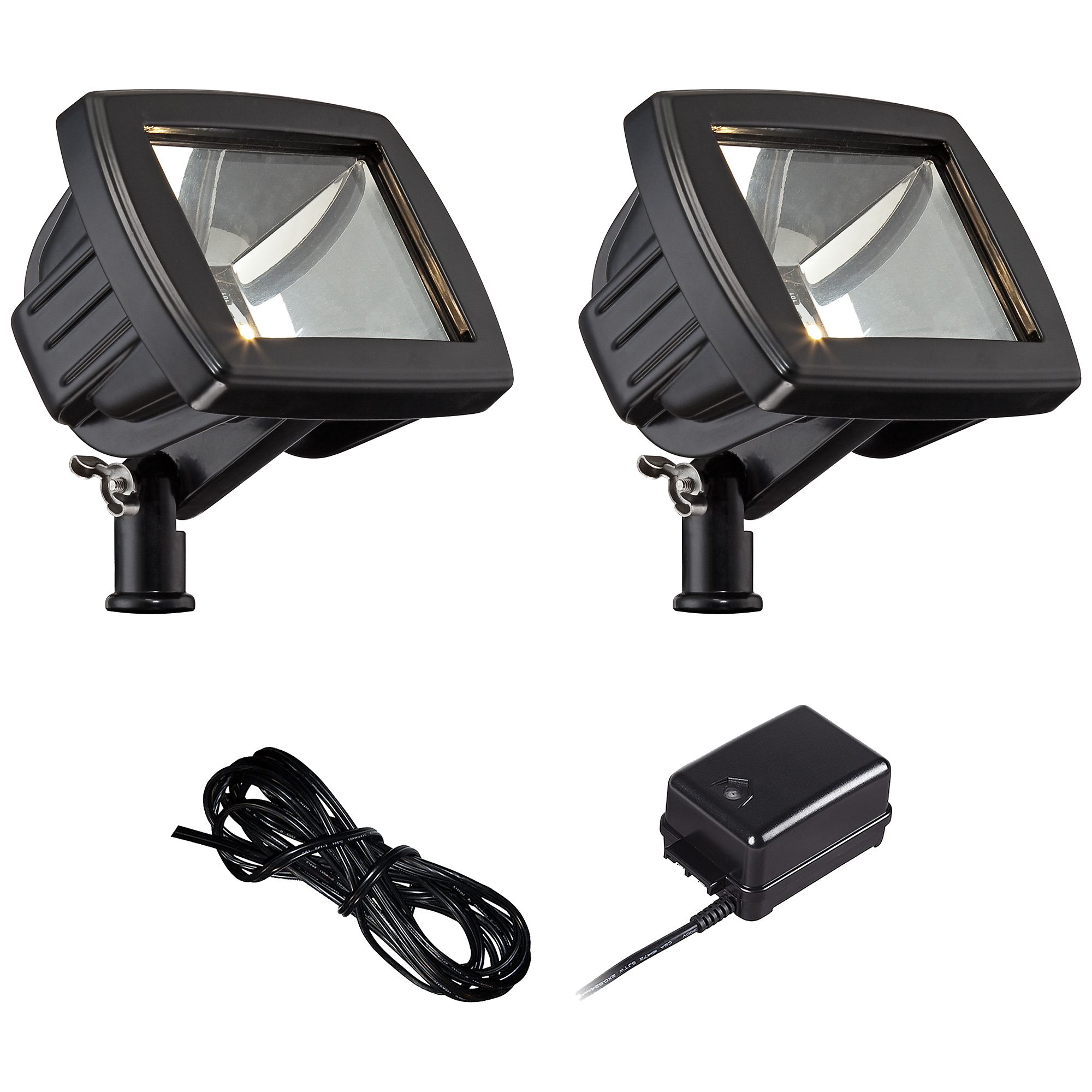 Black LED Flood Light Landscape Kit