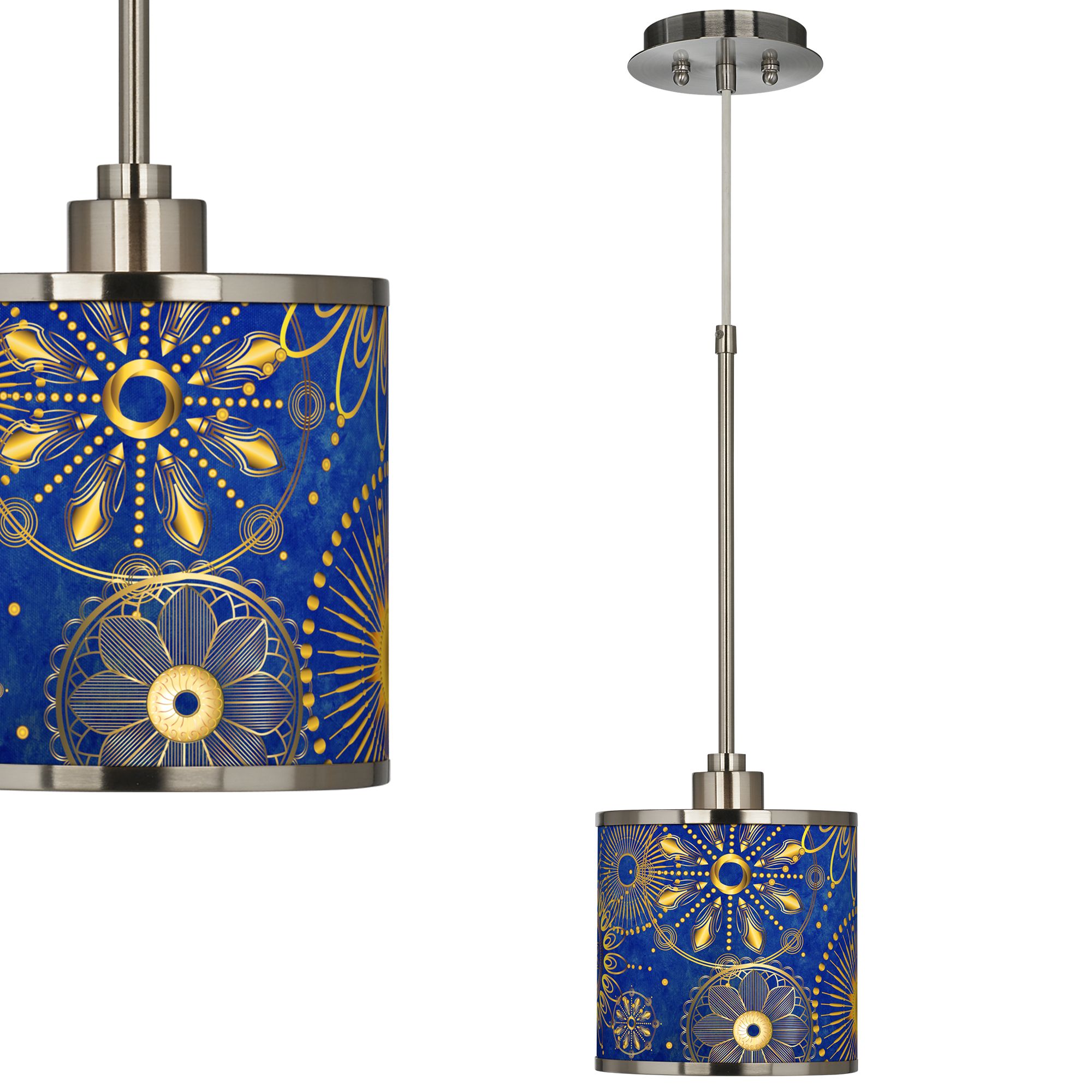 Celestial Giclee Glow Mini Pendant Light