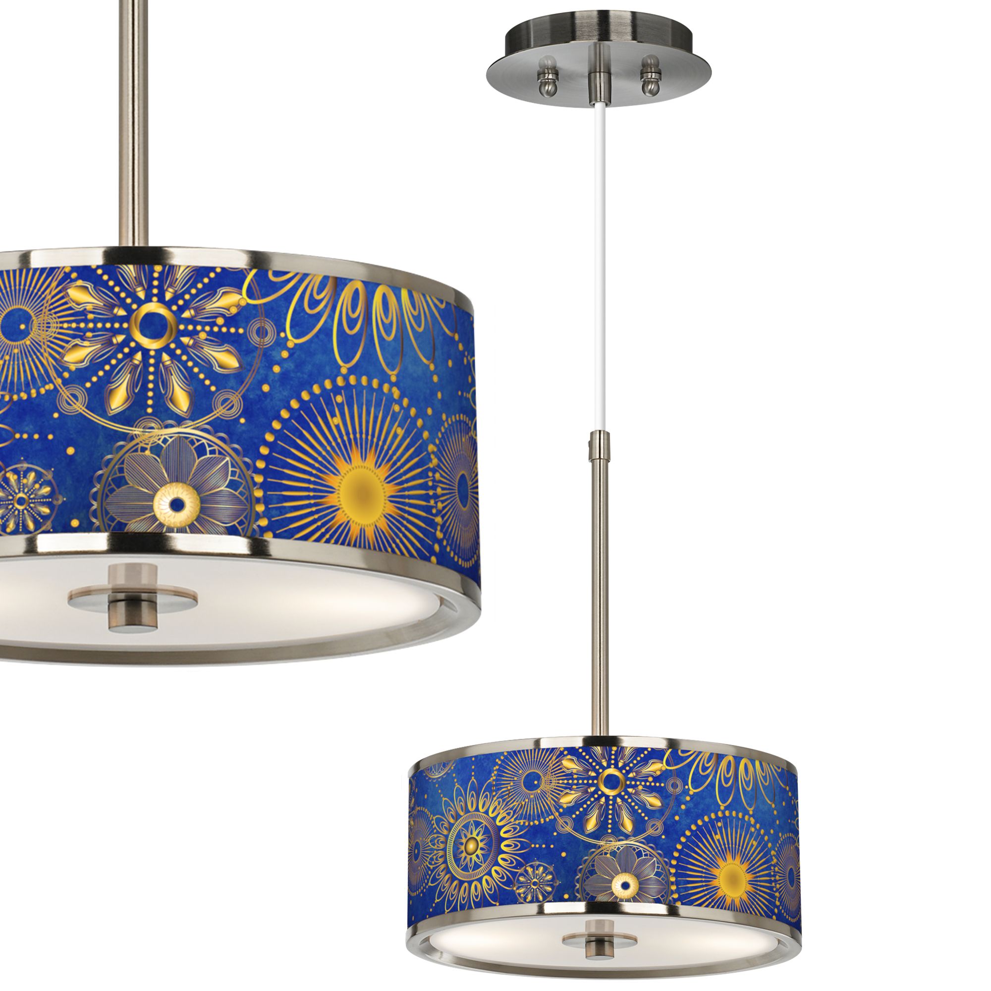 Celestial Giclee Glow 10 1/4" Wide Pendant Light