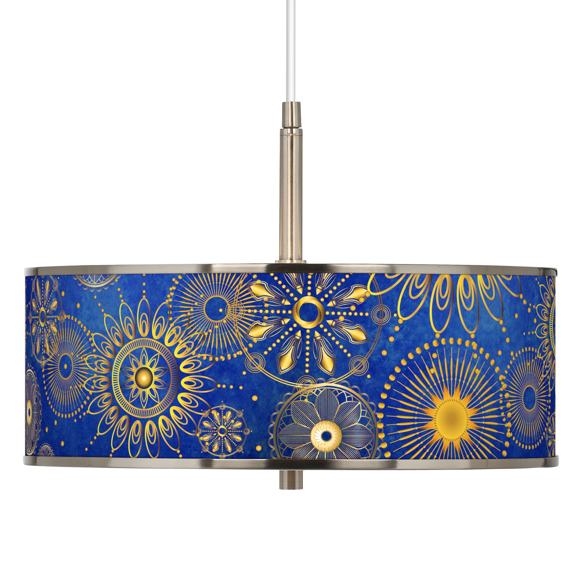 Celestial Giclee Glow 16" Wide Pendant Light