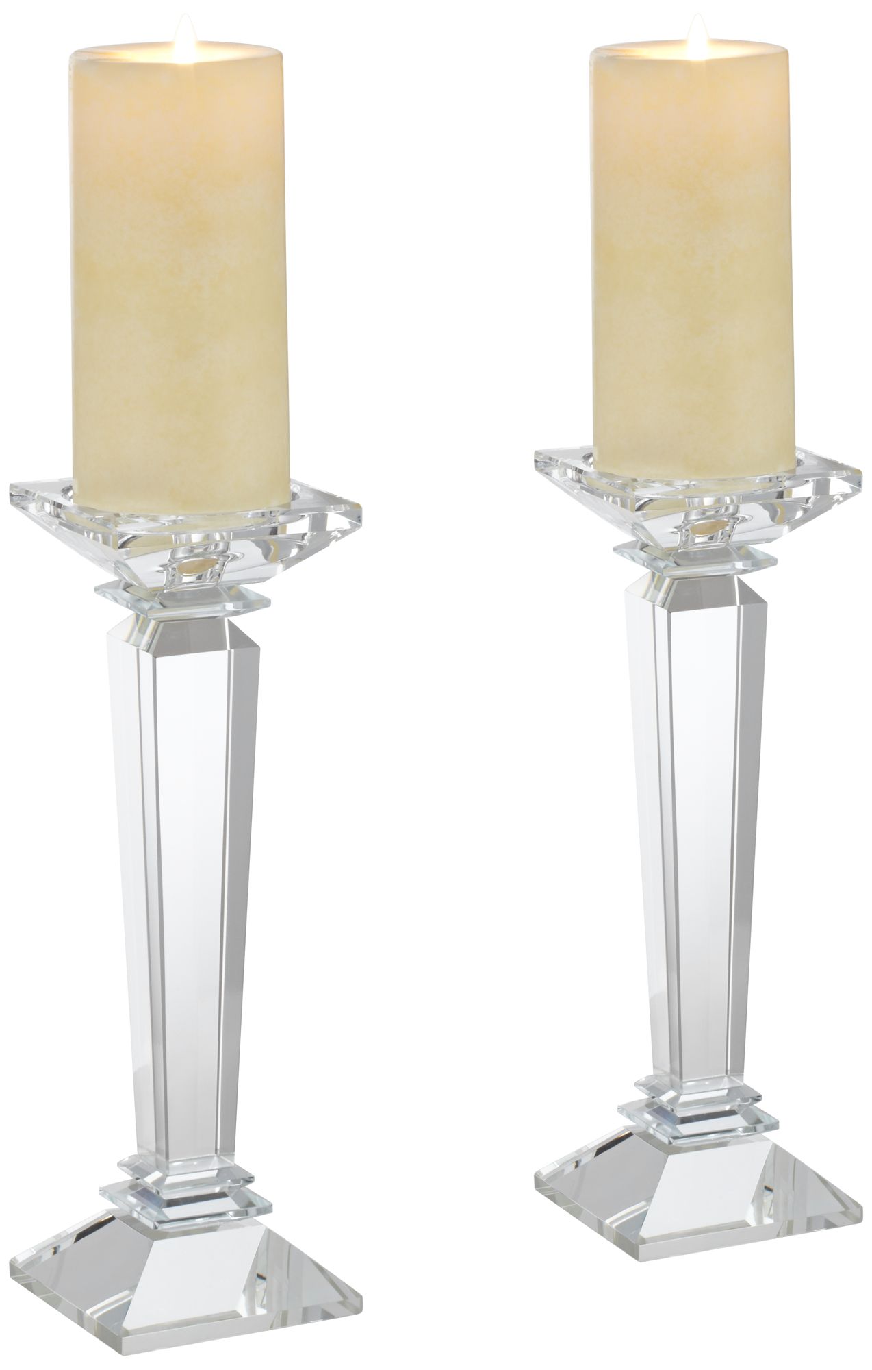 set of 2 candle holders