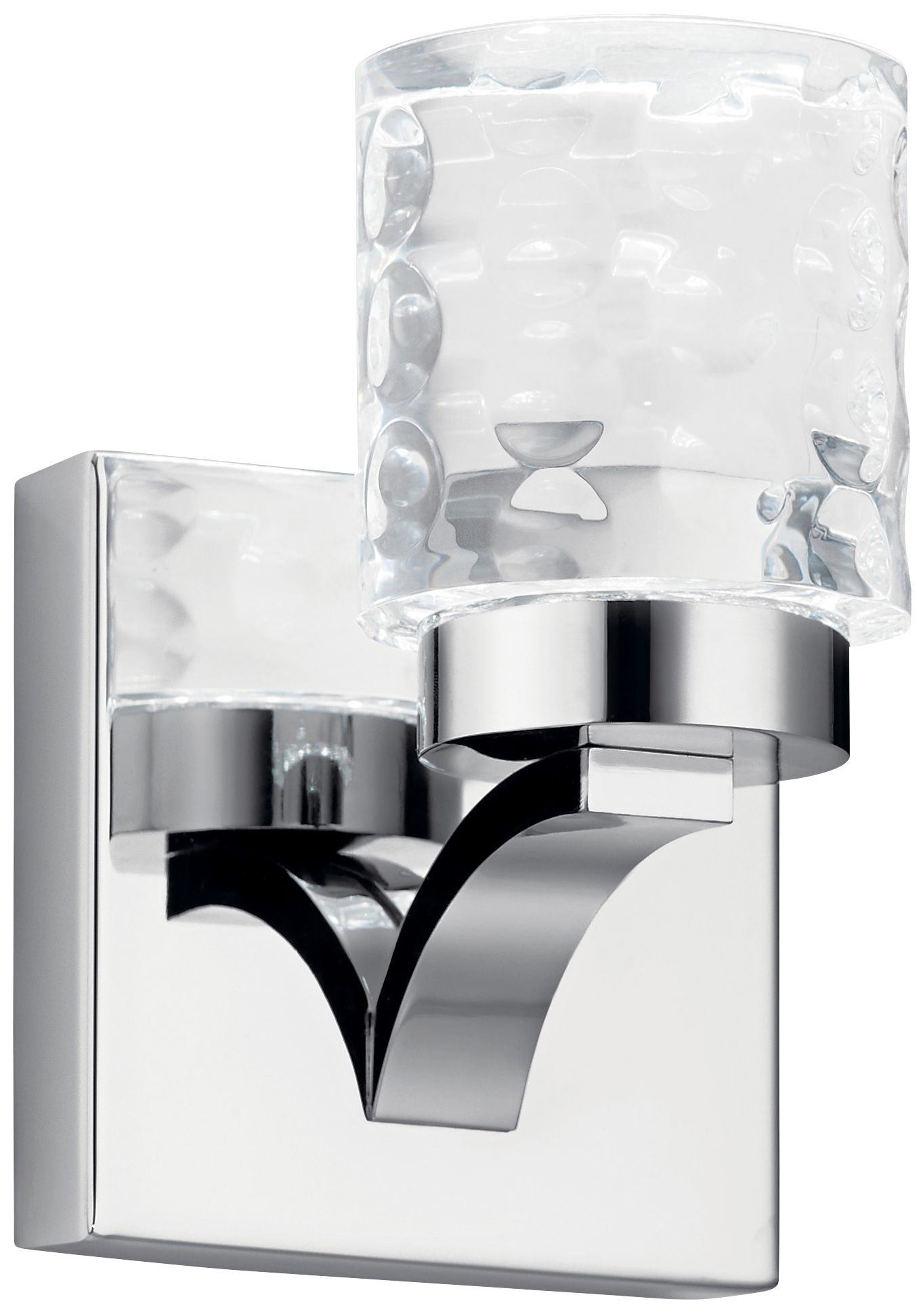 Elan Rene 7 1/4" High Chrome LED Wall Sconce