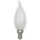 60W Equivalent Milky 6W LED Dimmable Flame Tip Candelabra
