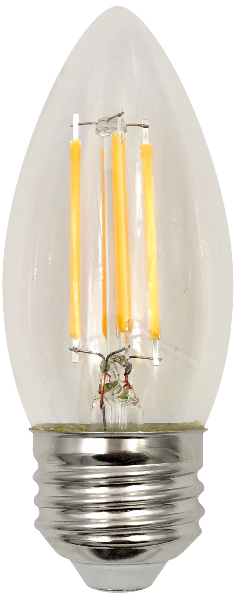 60W Equivalent Clear 5.5W LED Dimmable Filament Torpedo