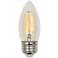 60W Equivalent Clear 5.5W LED Dimmable Filament Torpedo