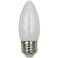 60W Equivalent 5.5W Dimmable White Glass LED Torpedo Bulb